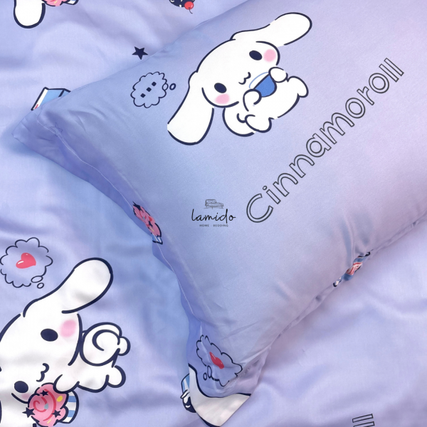 Vỏ gối nằm lụa tencel Cinnamoroll Xanh