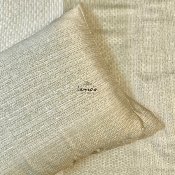Vỏ gối nằm lụa tencel Sọc Vân Nâu