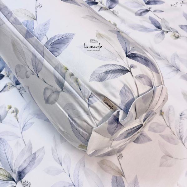Vỏ gối ôm lụa tencel Lá Xanh Diệp