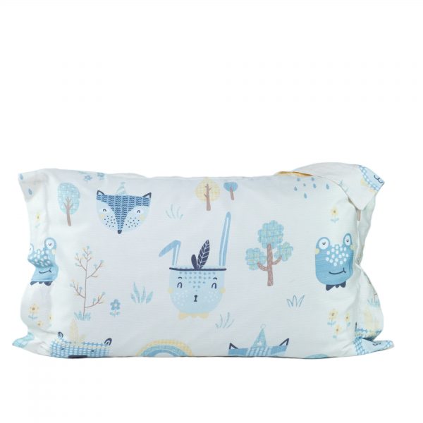 Vỏ gối nằm lụa tencel gấu cáo