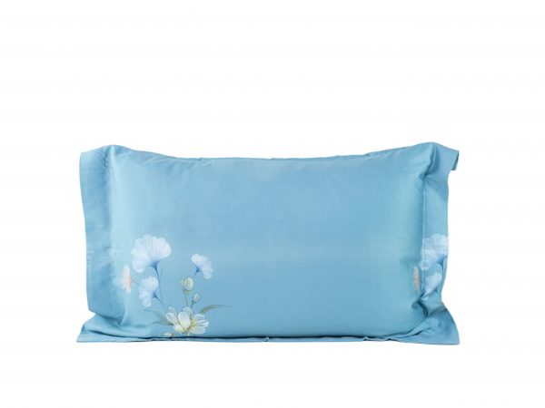 Vỏ gối nằm lụa tencel xanh may mắn