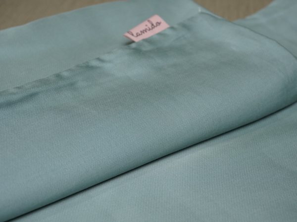 chất vải lụa tencel xanh đậu