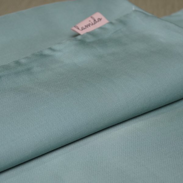 chất vải lụa tencel xanh đậu