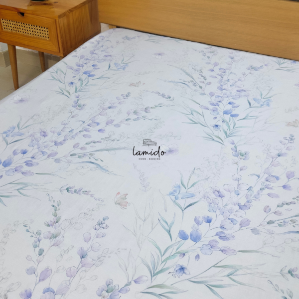 Ga trải giường lụa Tencel 80s Hoa Bướm
