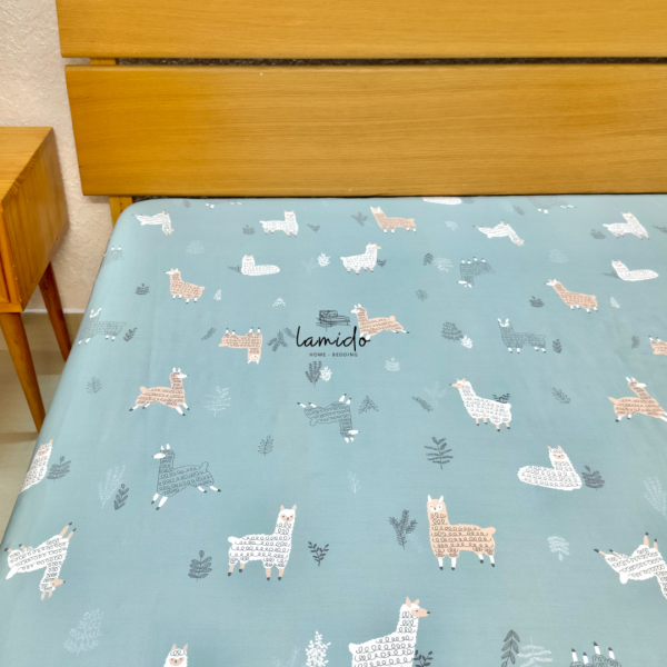 Ga trải giường lụa tencel Cừu xanh
