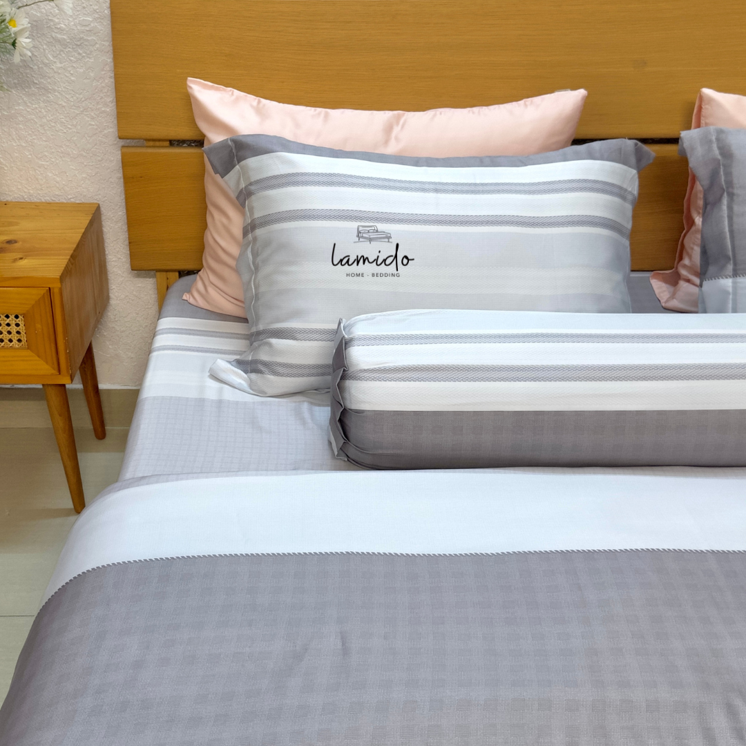 Bộ chăn ga gối 5 món lụa tencel 11 Bộ chăn ga gối 5 món lụa tencel - Image 11