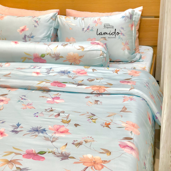 Bộ chăn ga gối 5 món lụa tencel - Image 6