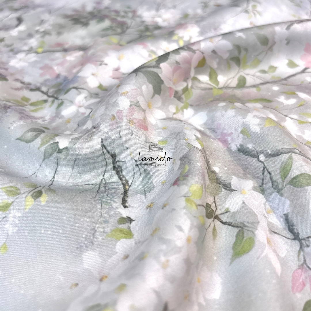Chăn chần lụa tencel Hoa Anh Đào 7 Chăn chần lụa tencel Hoa Anh Đào - Image 7
