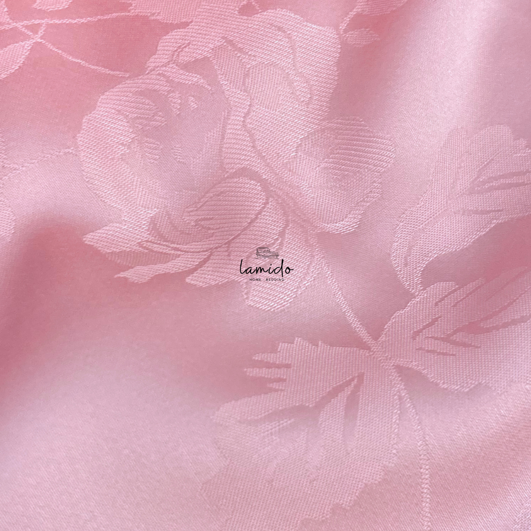 Ga trải giường lụa tencel 80s Hồng Bướm Dệt Kim 15 Ga trải giường lụa tencel 80s Hồng Bướm Dệt Kim - Image 15