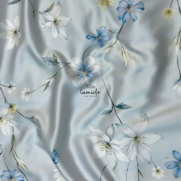 Chăn chần lụa tencel 80s Bông Xanh Nhạt - Image 11