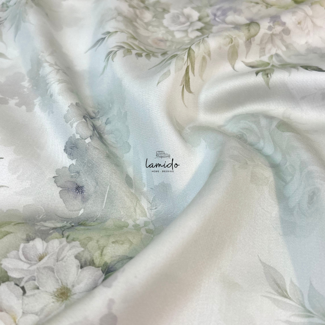 Chăn chần lụa tencel 80s Hoa Trà 14 Chăn chần lụa tencel 80s Hoa Trà - Image 14
