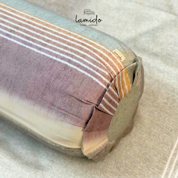 Bộ chăn ga gối 5 món lụa Tencel 80s Sọc Vàng 24 27 3