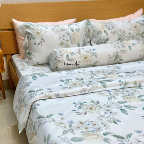 Bộ chăn ga gối 5 món lụa tencel 80s
