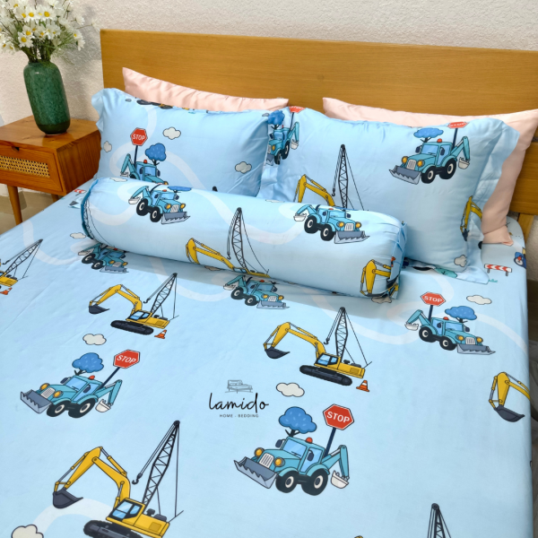 Bộ chăn ga gối 5 món lụa tencel 80s - Image 6