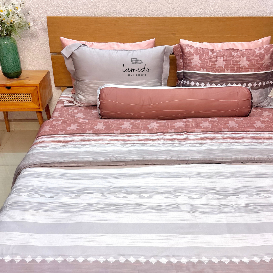 Chăn chần lụa tencel Sọc Đỏ 2 Chăn chần lụa tencel Sọc Đỏ - Image 2
