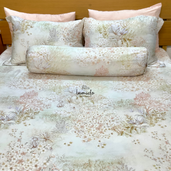 Ga trải giường lụa Tencel 80s Hoa Cam 14 6 27