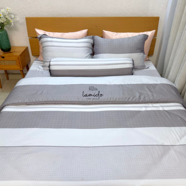Bộ chăn ga gối 5 món lụa tencel 24 7 17
