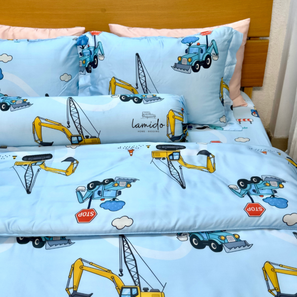 Bộ chăn ga gối 5 món lụa tencel 80s - Image 8