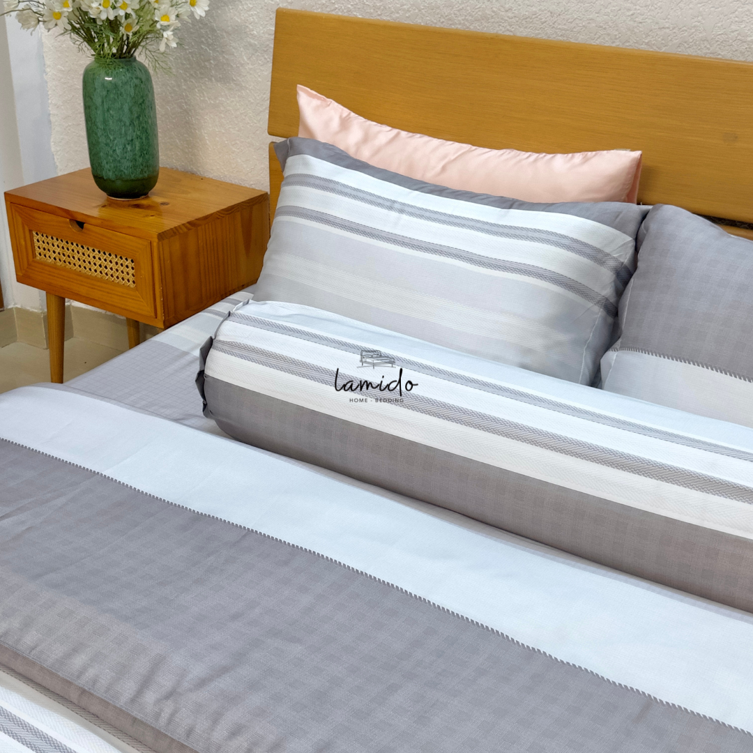 Bộ chăn ga gối 5 món lụa tencel 9 Bộ chăn ga gối 5 món lụa tencel - Image 9