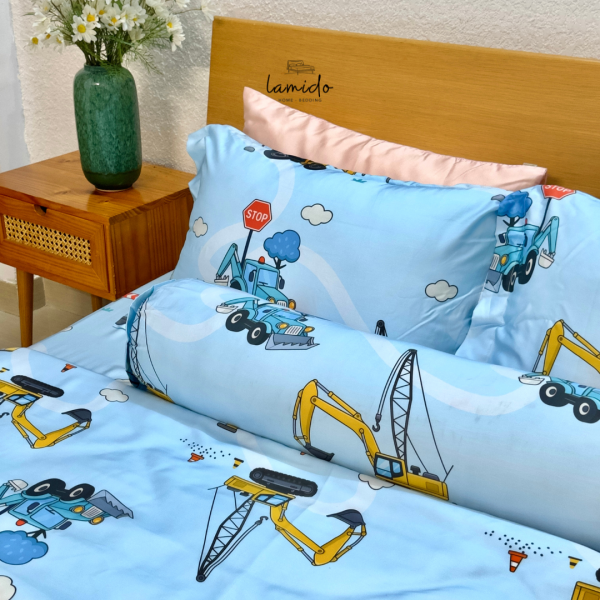 Bộ chăn ga gối 5 món lụa tencel 80s - Image 9