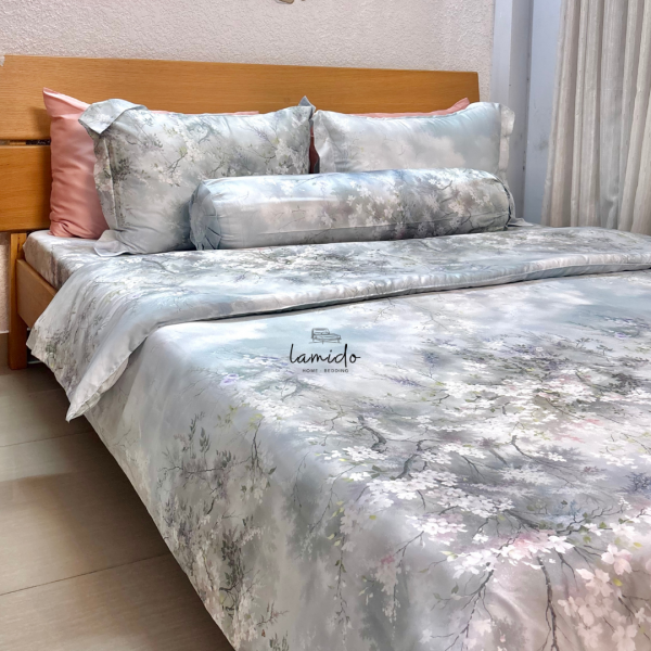 Chăn chần lụa tencel Hoa Anh Đào 12 8 47