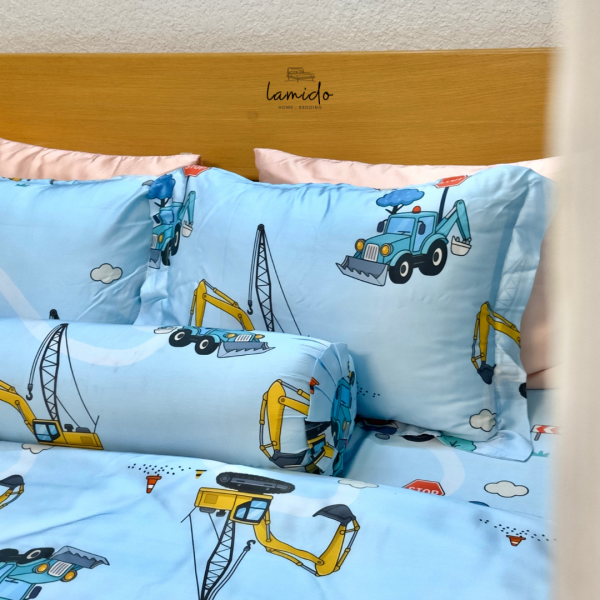 Bộ chăn ga gối 5 món lụa tencel 80s - Image 10
