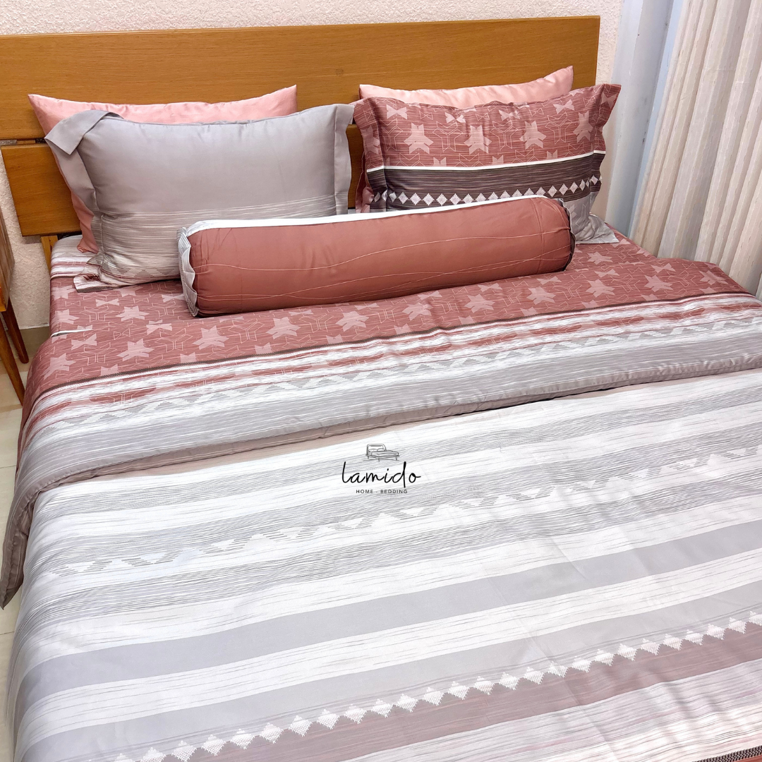 Chăn chần lụa tencel Sọc Đỏ 1 Chăn chần lụa tencel Sọc Đỏ