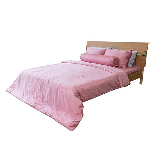 Ga trải giường cotton Hồng pastel