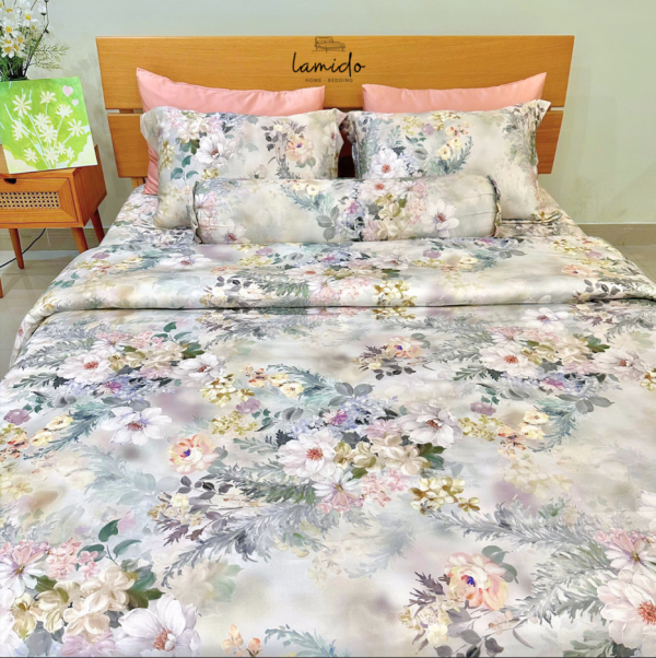 Ga trải giường Lụa tencel 80s Cẩm Hoa - Image 2
