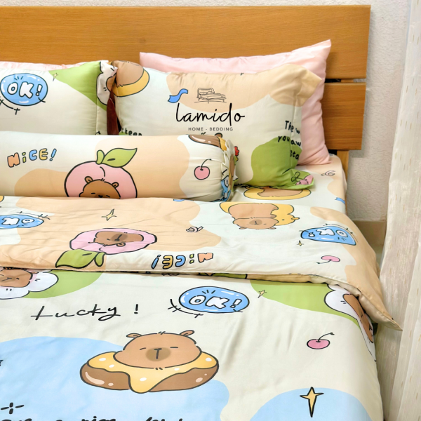 Bộ chăn ga gối 5 món Lụa Tencel 80s - Image 10