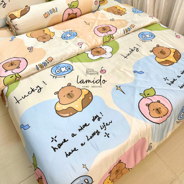 Bộ chăn ga gối 5 món Lụa Tencel 80s - Image 14