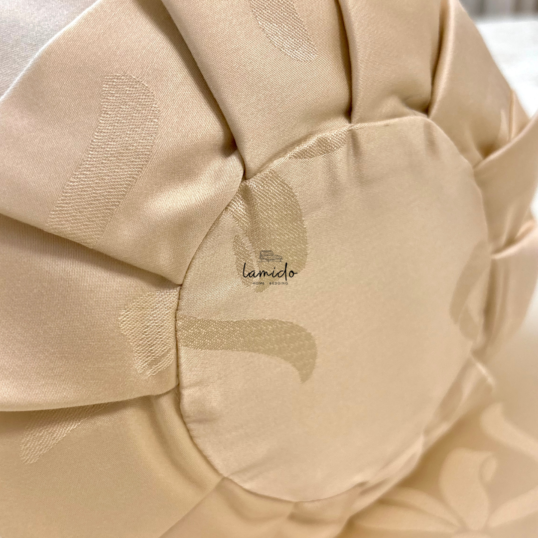 Bộ chăn ga gối 5 món Lụa Tencel 80s Be Nơ Dệt Kim 15 Bộ chăn ga gối 5 món Lụa Tencel 80s Be Nơ Dệt Kim - Image 15
