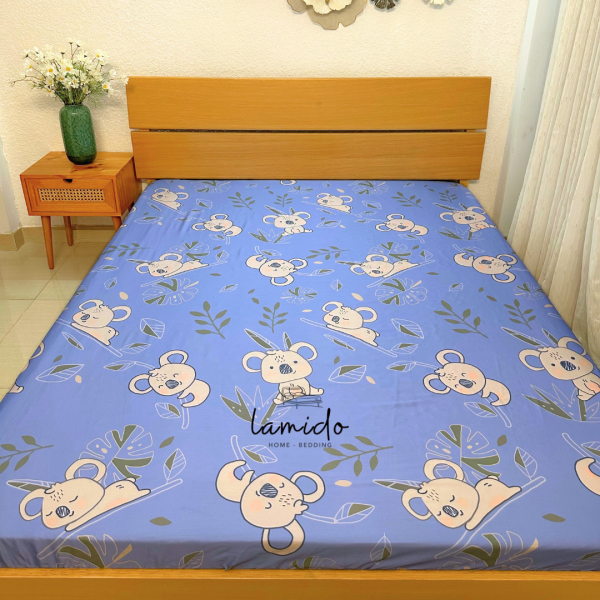 Ga trải giường lụa Tencel 80s Gấu Koala
