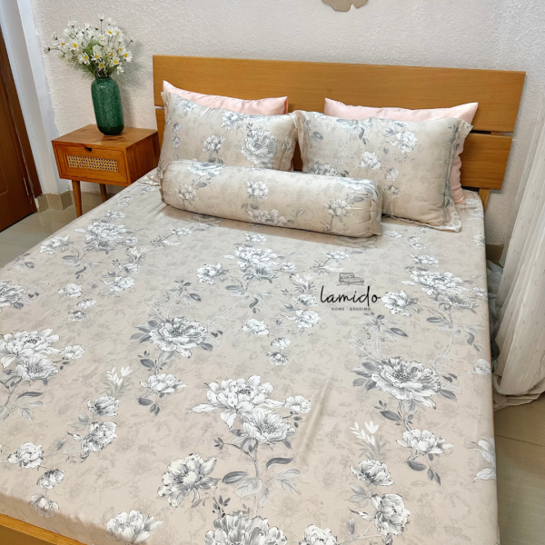 Bộ chăn ga gối 5 món Lụa Tencel - Image 8