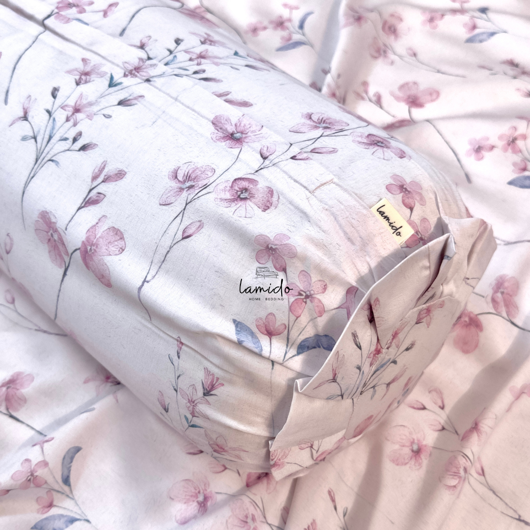 Bộ chăn ga gối 5 món Lụa Tencel 80s Hoa Nhí Tím 14 Bộ chăn ga gối 5 món Lụa Tencel 80s Hoa Nhí Tím - Image 14