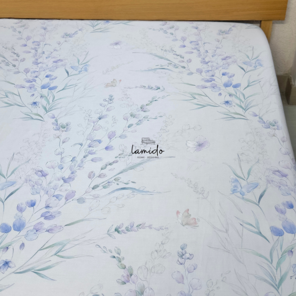 Bộ chăn ga gối 5 món Lụa Tencel 80s Hoa Bướm - Image 18