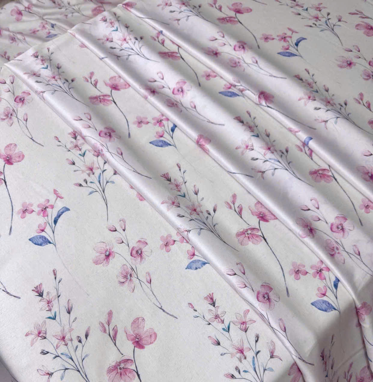 Bộ chăn ga gối 5 món Lụa Tencel 80s Hoa Nhí Tím 19 Bộ chăn ga gối 5 món Lụa Tencel 80s Hoa Nhí Tím - Image 19